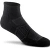 Fox River Adult Verso Lightweight Quarter Crew Socks -Fashion Socks Store 1221 Verso QC 01000 Black