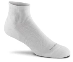 Fox River Adult Verso Lightweight Quarter Crew Socks -Fashion Socks Store 1221 Verso QC 01000 White