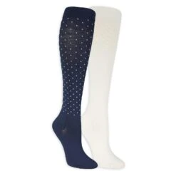 Dr. Scholls Womens American Lifestyle Collection Knee High Compression Socks 2 Pair -Fashion Socks Store 16f3007a bce7 4784 b8c7 3f619e06031e