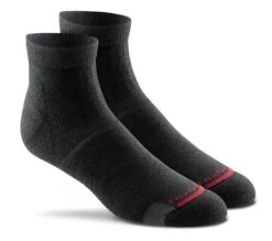 Fox River Adult PrimaHike Med Weight Quarter Crew Socks -Fashion Socks Store 2354 07000 PrimaHike QC Black PR