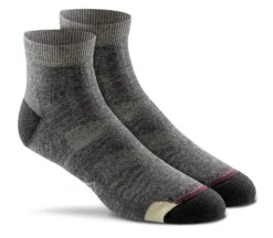 Fox River Adult PrimaHike Med Weight Quarter Crew Socks -Fashion Socks Store 2354 07930 PrimaHike QC Charcoal PR 1600x1600 1