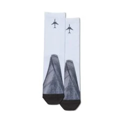 Hot Sox Womens Plane And Building Tube Socks