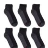 Hanes Mens FreshIQ Max Cushion Ankle 6-Pack