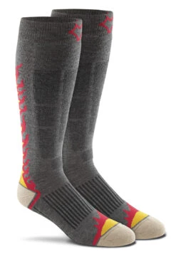 Fox River Adult Burn-Out Lightweight Over-the-Calf Sock -Fashion Socks Store 5223 07930 Burn out S Charcoal PR 1600x1600 1