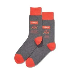 Hot Sox Mens Libra Zodiac Crew Socks -Fashion Socks Store 73fe3617 2f7a 49c9 95f2 6116c95e3761