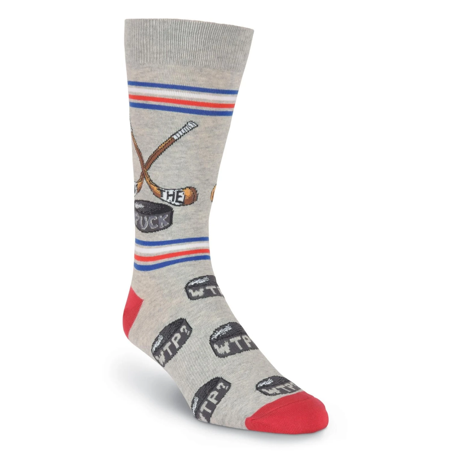 K. Bell Mens What The Puck Crew Socks 4 K. Bell Mens What The Puck Crew Socks - Image 2