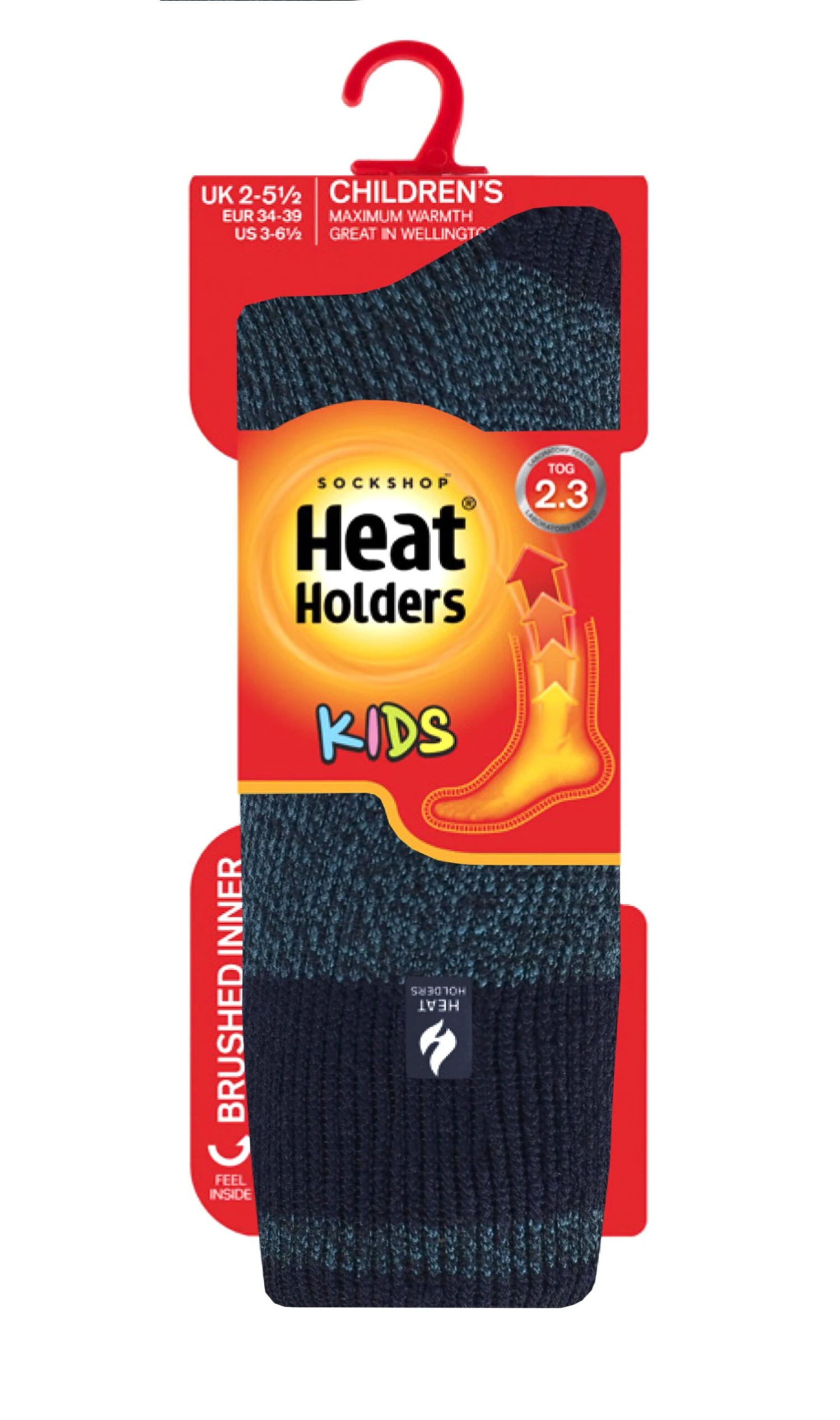 Kids' Benjamin ORIGINAL™ Block Twist Crew Socks 2 Kids' Benjamin ORIGINAL™ Block Twist Crew Socks