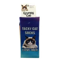 K. Bell Women`s Crew Socks Grumpy Cat -Fashion Socks Store GCWF15H010 01