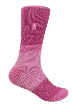 Kids' Scarlet ORIGINAL™ Block Twist Crew Sock -Fashion Socks Store GirlsSocks SCARLET PINK
