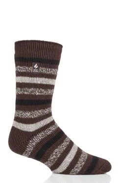 Men's Brian ORIGINAL™ Striped Crew Socks 14 Men's Brian ORIGINAL™ Striped Crew Socks -Fashion Socks Store HH Brian Mens Original Stripe Crew Brown