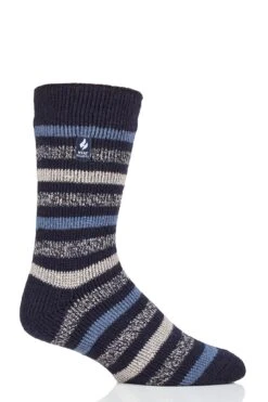 Men's Brian ORIGINAL™ Striped Crew Socks 11 Men's Brian ORIGINAL™ Striped Crew Socks -Fashion Socks Store HH Brian Mens Original Stripe Crew Navy