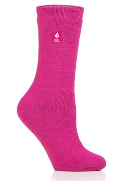 Women's Camellia ORIGINAL™ Crew Socks -Fashion Socks Store HH Camellia Wmns Original Crew Bright Pink