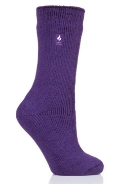 Women's Camellia ORIGINAL™ Crew Socks -Fashion Socks Store HH Camellia Wmns Original Crew Purple