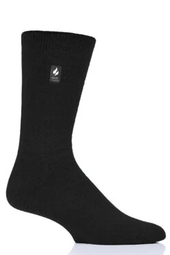 Fashion Socks Store 11 Fashion Socks Store -Fashion Socks Store HH Mens Cardinal Ultra Lite Solid Crew Sock Black