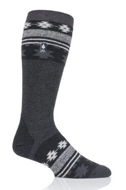 Men's Franz Freerider ULTRA LITE™ Snowsports Long Socks -Fashion Socks Store HH Mens Franz Freerider Snowsports Long Sock Black