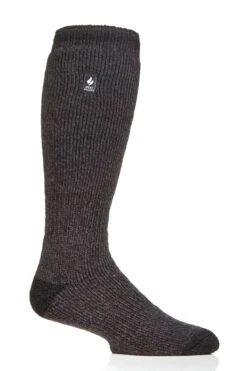 Men's Gabriel ORIGINAL™ Twist Long Socks -Fashion Socks Store HH Mens Gabriel Original Twist Long Black Grey