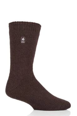 Men's Big/Tall Joshua ORIGINAL™ Crew Socks -Fashion Socks Store HH Mens Joshua Original Crew Brown
