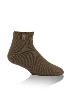 Men's Ankle Socks -Fashion Socks Store HH Mens Original Ankle Sock Solid Stone