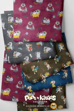 Lazy Kitty Oversized Throw/Blanket -Fashion Socks Store HH Pet Blankets All Logo f5093bad 1a22 454e bb4c 0ef8e5cfb6c4