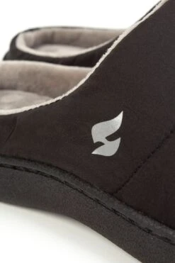 Men's Scuff Slipper -Fashion Socks Store HH Scuff Slipper Black Middle View 7e216e60 33c5 44b5 a059 ba3cdf680f66