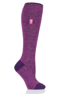 Women's Calla LITE™ Twist Long Socks -Fashion Socks Store HH Wmns Calla Lite Twist Long Pink Purple