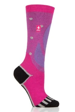 Women's Kelly ULTRA LITE™ Snowsports Long Socks -Fashion Socks Store HH Wmns Kelly Snowsports Long Sock Raspberry Purple