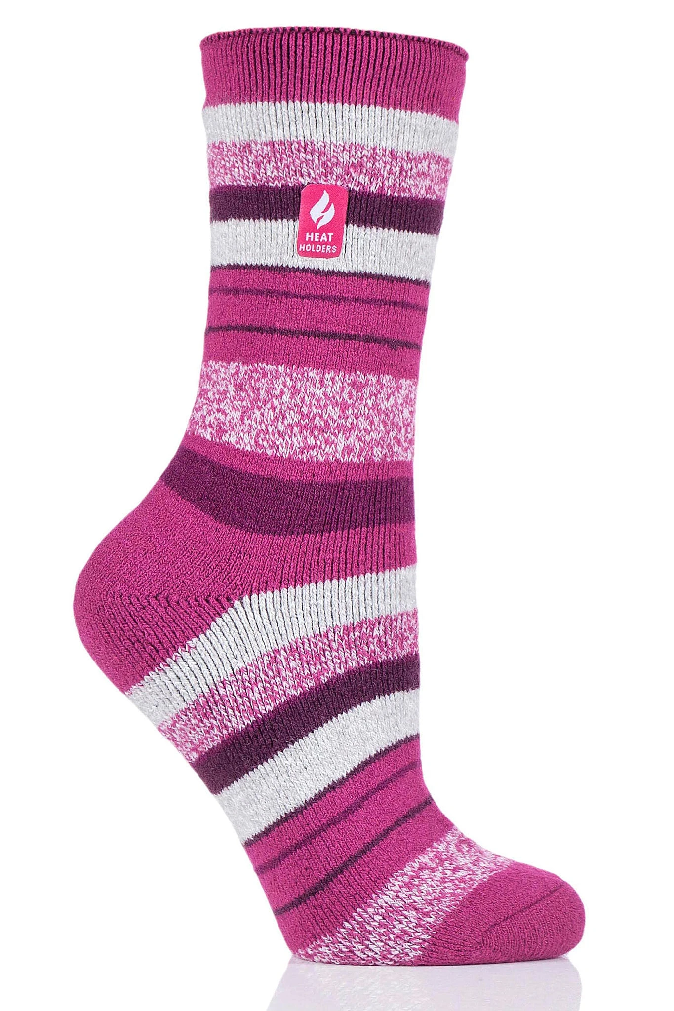 Women's Peony LITE™ Multi Stripe Crew Socks 4 Women's Peony LITE™ Multi Stripe Crew Socks - Image 2