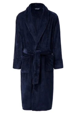 Men's Spa Robe -Fashion Socks Store HH Robe MENNAVYfront 1