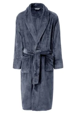 Men's Spa Robe -Fashion Socks Store HH Robe MENantiquesilverfront 1
