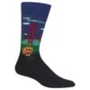 Hot Sox Mens Golden Gate Bridge Casual Sock -Fashion Socks Store HM600105 DKBLU