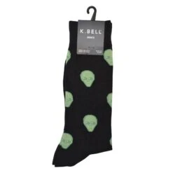 K. Bell Men`s Crew Socks - Extended Sizes Available -Fashion Socks Store KBMS15H020 01