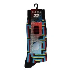 K. Bell Men`s Crew Socks - Extended Sizes Available -Fashion Socks Store KBMS15H097 01