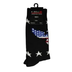 K. Bell Men`s American Pride Crew Socks -Fashion Socks Store KBMS15H113 01