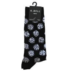 K. Bell Men`s Crew Socks - Extended Sizes Available -Fashion Socks Store KBMS16H005 01