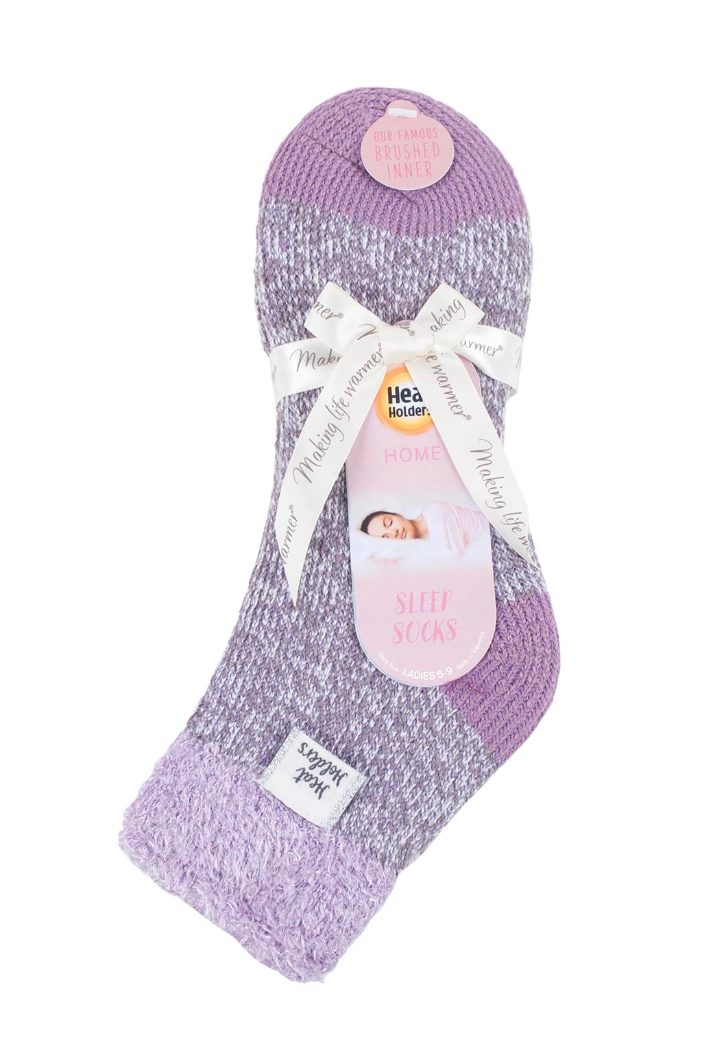 Women's Feather Top Sleep Socks 3 Women's Feather Top Sleep Socks