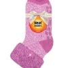 Women's Lily Twist Lounge Socks -Fashion Socks Store LILY PINK PACKSHOT 1