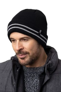 Heat Holders Worxx® Men's Roll Up Hats 17 Heat Holders Worxx® Men's Roll Up Hats -Fashion Socks Store MENSWORXXRICHARDREFLECTIVEHATBLACK