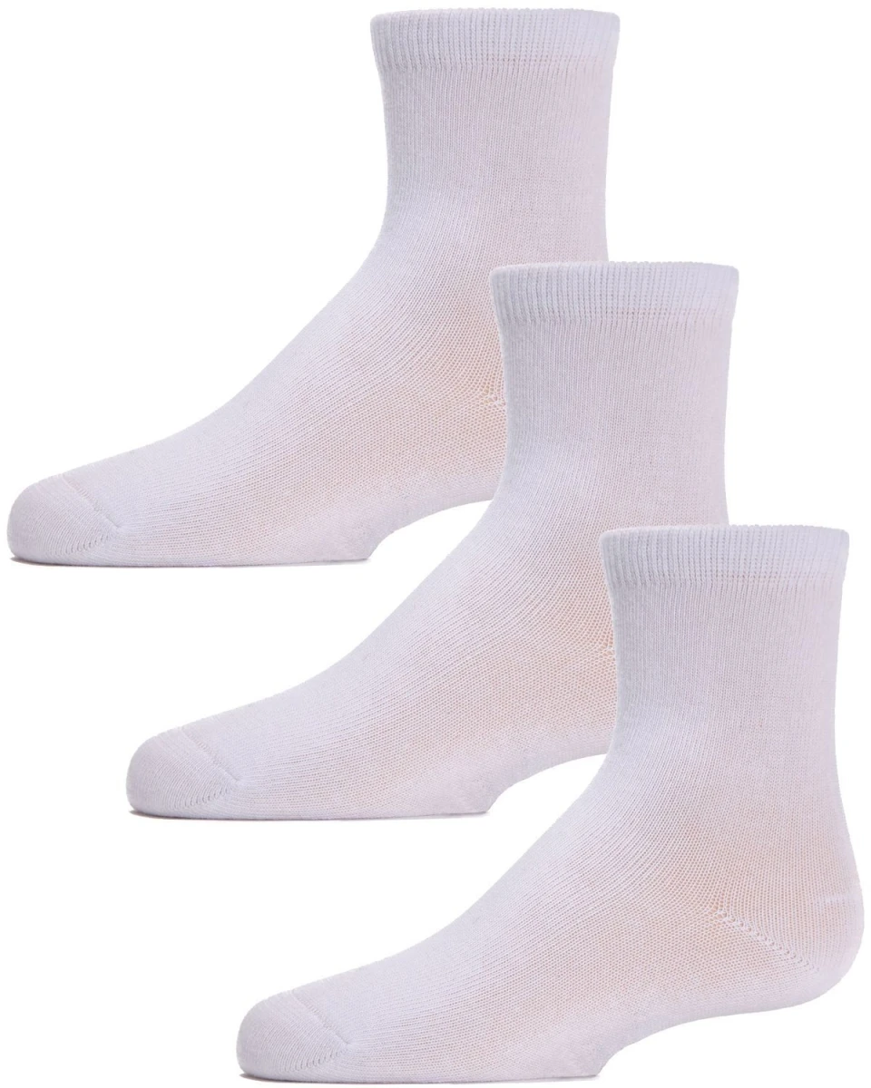 Memoi MK-556-10103-89 Unisex Quarter Socks, White - Size 8-9 - Pack Of 3 3 Memoi MK-556-10103-89 Unisex Quarter Socks, White - Size 8-9 - Pack Of 3
