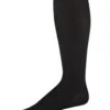 Memoi MN-106-00001-1315 Mens Nylon Rib Socks, Black - Size 13-15