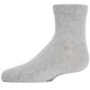 Memoi MK-5101-06018-12 Unisex Basics Kids Ankle Socks, Light Gray - Size 12 2 Memoi MK-5101-06018-12 Unisex Basics Kids Ankle Socks, Light Gray - Size 12 -Fashion Socks Store NFCL32876
