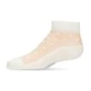 Memoi MKF-6044-11700-2 Sheer Dot Anklet Socks For Girls, Winter White - Size 2 -Fashion Socks Store NFCL33377
