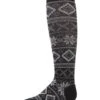Memoi MKF-7502-00001-8-9 Winter Mix Knee-High Boot Socks For Girls, Black - Size 8-9 -Fashion Socks Store NFCL34582