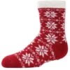 Memoi MKF-9500-67021-8-9 Snowflake Girls Cozy Socks, Tango Red - Size 8-9 2 Memoi MKF-9500-67021-8-9 Snowflake Girls Cozy Socks, Tango Red - Size 8-9 -Fashion Socks Store NFCL35450