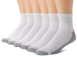 Hanes Full Cushion Ankle Socks With Grey Heel And Toe 6 Pairs -Fashion Socks Store ae088a01 1d7c 43cd 81f2 48292f364ece