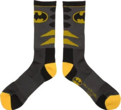 Batman Logo Stripes Active Crew Socks