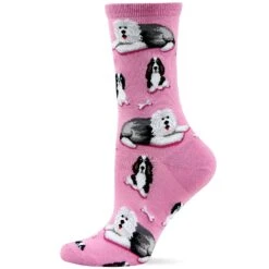 Hot Sox Womens Dogs And Bones Crew Socks