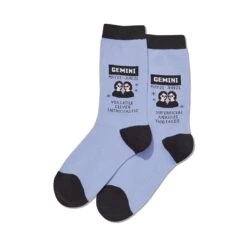 Hot Sox Womens Gemini Zodiac Crew Socks 9 Hot Sox Womens Gemini Zodiac Crew Socks -Fashion Socks Store cead1a21 b318 415c a948 01d73c355b1a