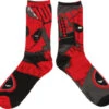 Deadpool Bust Reversible Crew Socks 2 Deadpool Bust Reversible Crew Socks -Fashion Socks Store deadpool bust reversible crew socks 3 90812.1512327750