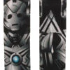 Doctor Who Cyberman Sublimated Crew Cut Socks