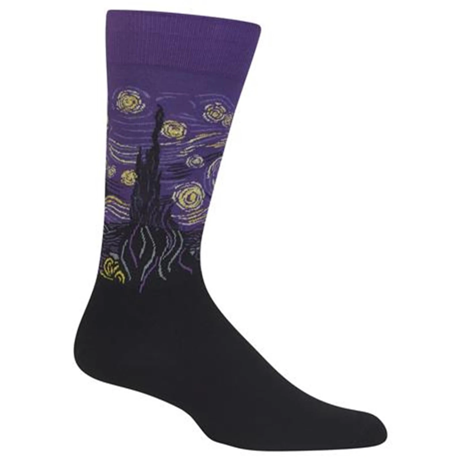 Hot Sox Mens Artist Series Starry Night Sock 5 Hot Sox Mens Artist Series Starry Night Sock - Image 3
